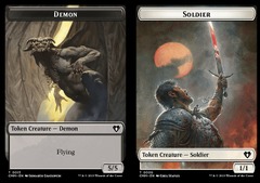 Demon (15) // Soldier (9) Token